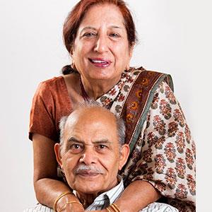 Senior Indian Couple Happy